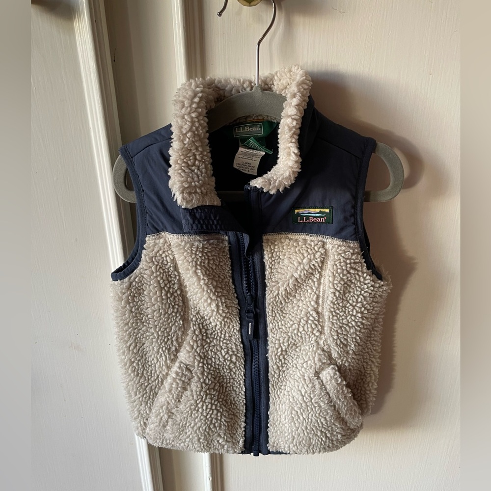 Ll bean sherpa vest -3T
